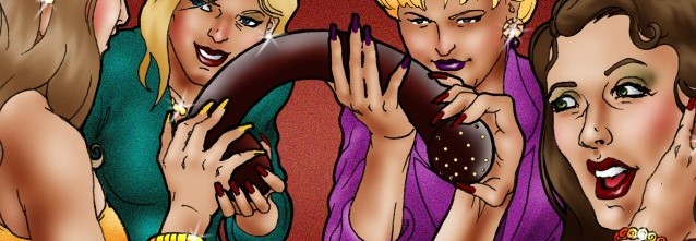 Blonde bitch dreaming about big black cock - Cartoon Sex - Picture 2