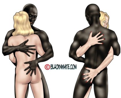 Cool interracial sex during a big toon party - Cartoon Sex - Picture 3