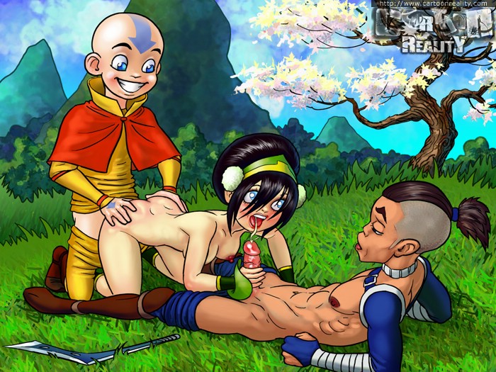 Lustful Toph is always ready to open her hole - Cartoon Sex - Picture 2