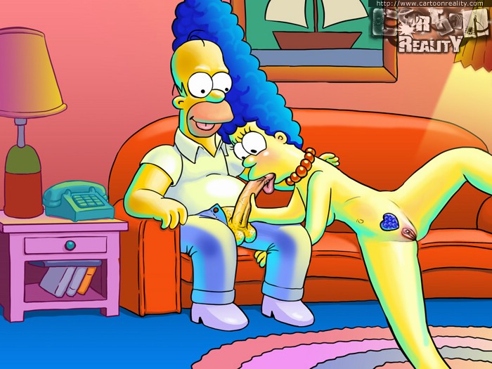 Marge Simpson Fucked By Tentacles - Marge sucks Homer's big cock and gets fucked by randy clown ...