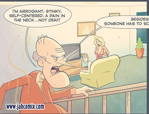 In dirty sex comics hot blonde wash an old guy in the - Picture 2