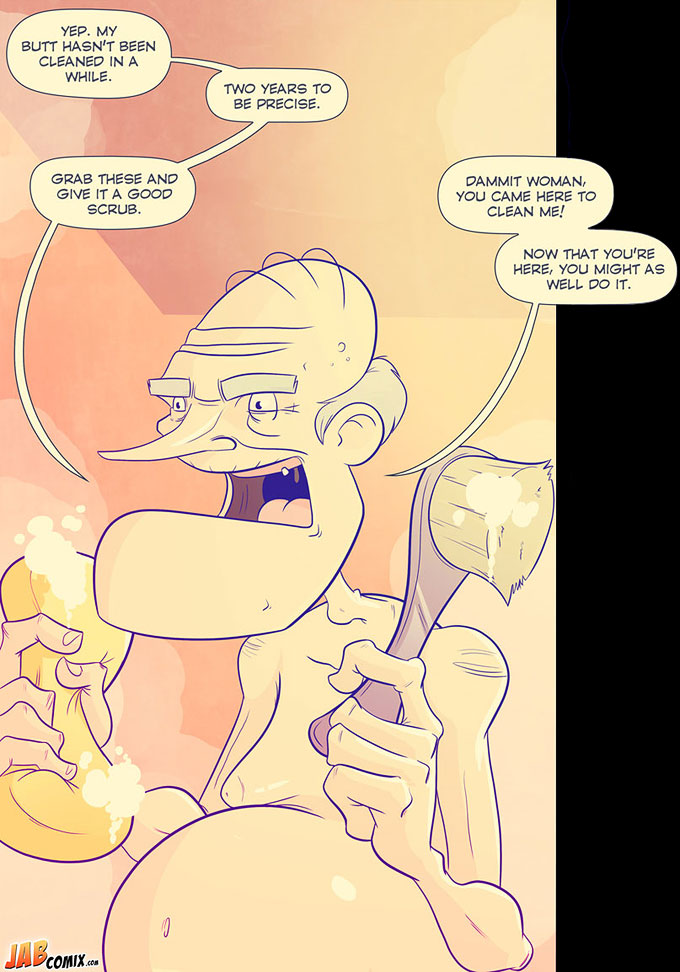 Horny cartoon old guy fucks hard cool blonde chick in - Picture 4