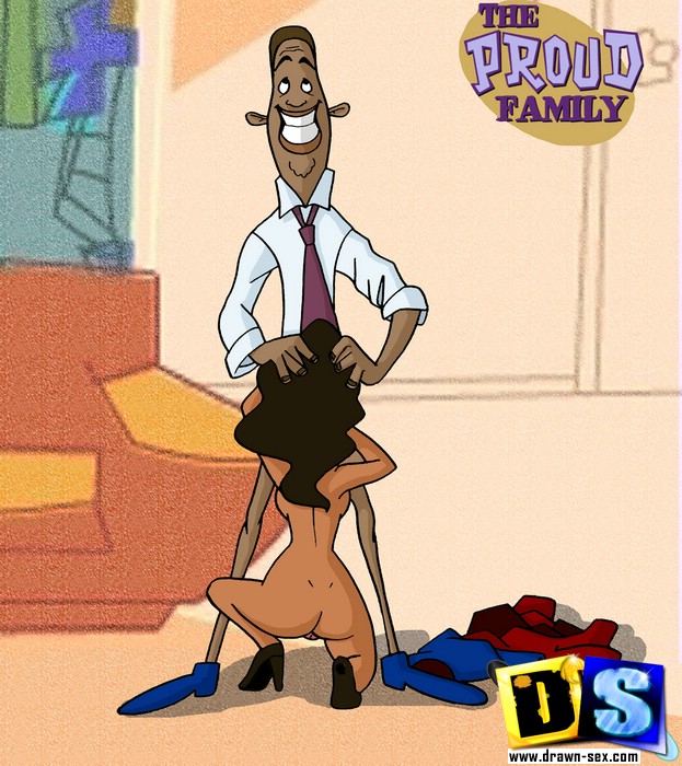 Black Family Cartoon Porn - Horny black cartoon guy gonna fuck every woman he meets.