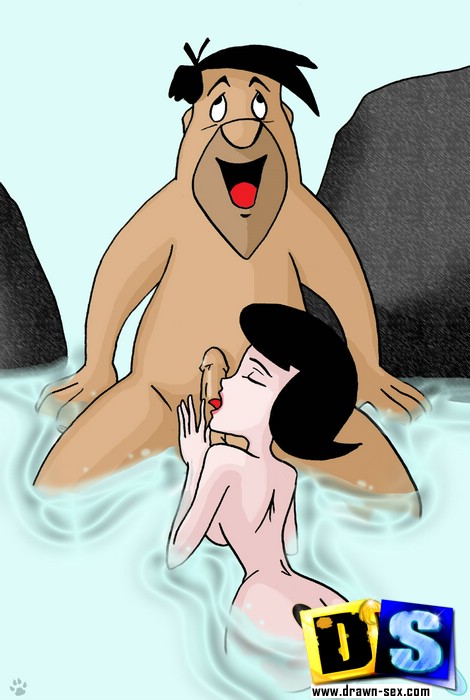 Dark haired cartoon babe Betty Rubble get - Picture 2