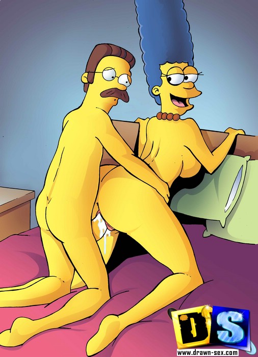 Cartoon milf Marge Simpson wants it badly from behind - Picture 3