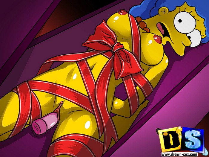 Toon lusty wife Marge Simpson gets her twat reemed - Picture 2