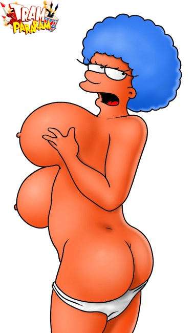 Big booded Simpsons cartoon babes almost naked.