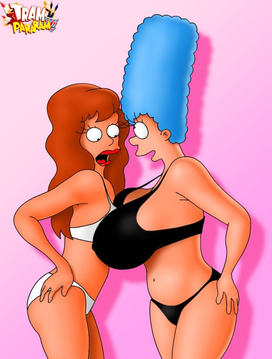 Lesbian Milf Toons - Marge has a great sex action with teachers and principal.