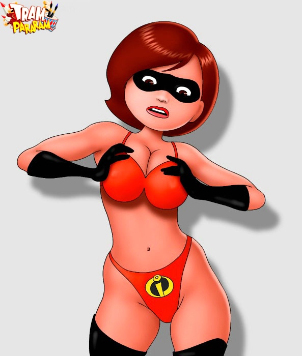 Cartoon Porn Thong - Slutty toon Helen pulling down her sexy thongs and teasing you.