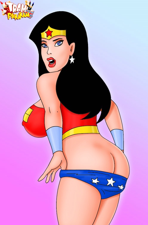 Cartoon hero Helen gets a dildo in her mouth and hard pecker in her ti..