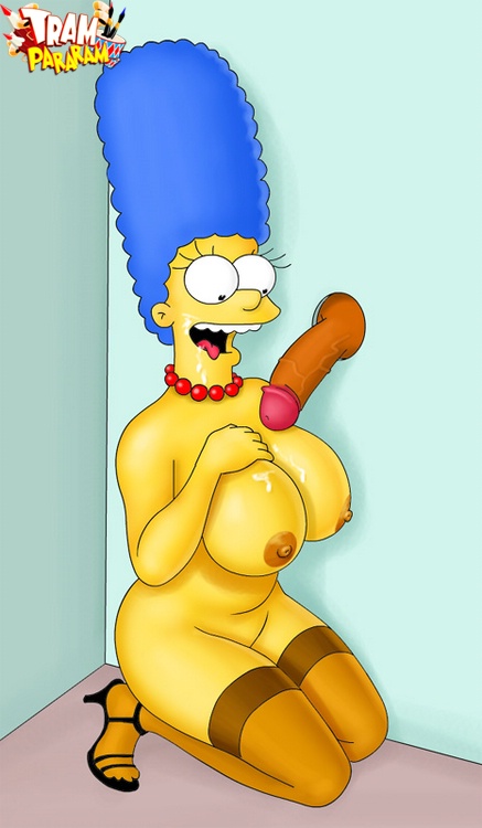 Tram Pararam Gloryhole Porn - Busty Marge can;t get enough of her new glory hole - CartoonTube.XXX