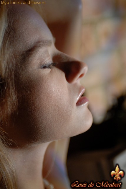 Sexy blonde beauty in a white bra adn jeans - XXX Dessert - Picture 3