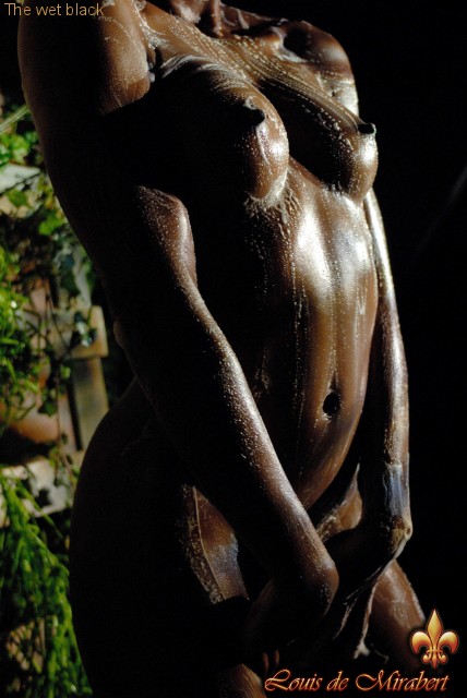 Bodacious ebony chick demonstrating her sex - XXX Dessert - Picture 5