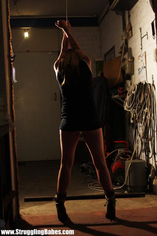 Blonde chick fully clothed gets gagballed a - XXX Dessert - Picture 11