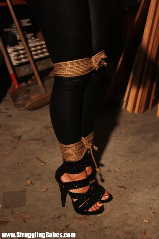 Hot blonde chick in a black dress gets boun - XXX Dessert - Picture 7