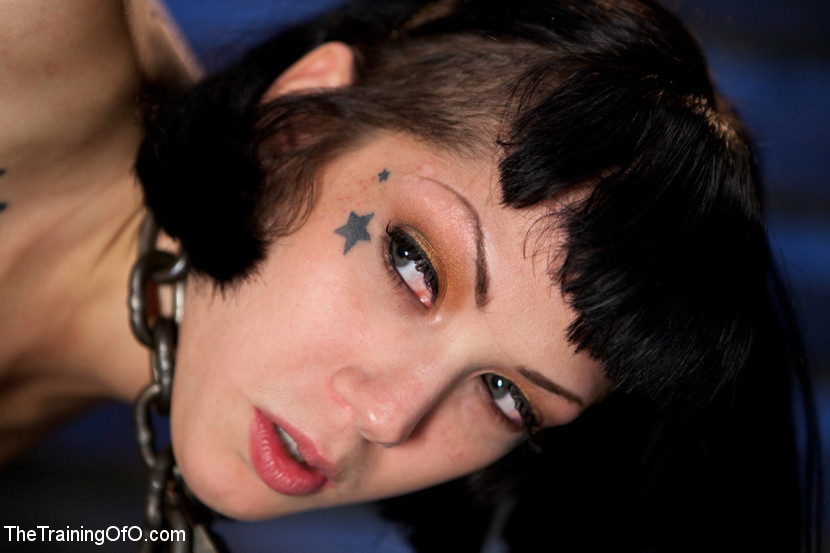 Hot brunette roped and tortured with the electricity before getting her face fucked hard with her mistress's strap-on - XXXonXXX - Pic 13