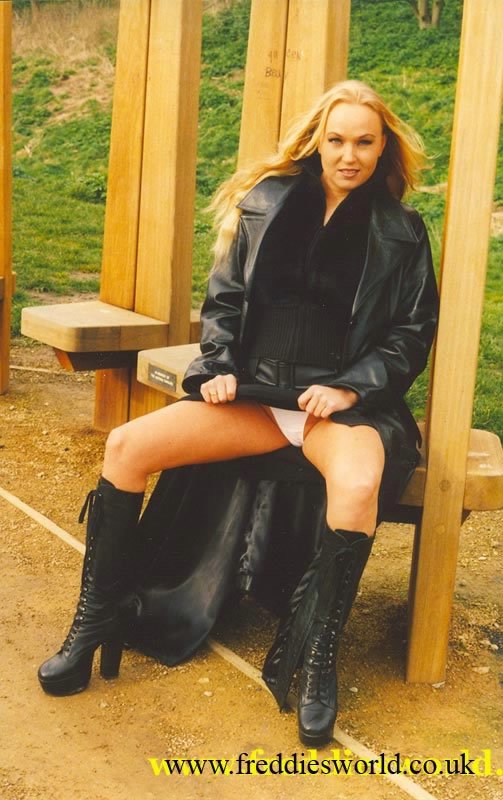 Busty blonde gal in high boots demonstrates her gorgeous body before getting assfucked hard by lustful old man - XXXonXXX - Pic 3
