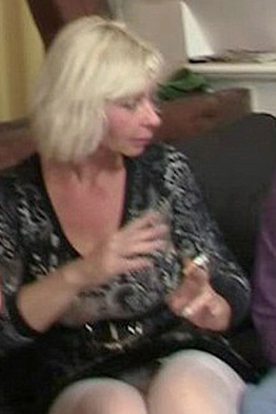 Dirty blonde mom seduces her son's GF to di - XXX Dessert - Picture 4
