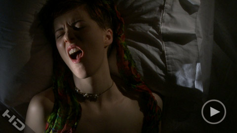Lustful brunette bitch moaning when rubbing her dirty snatch - XXXonXXX - Pic 6