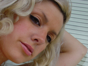 Curly blonde teen posing on her camera naked - XXXonXXX - Pic 2