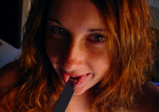 Blonde mature slut shooting herself naked on camera outdoors - XXXonXXX - Pic 6