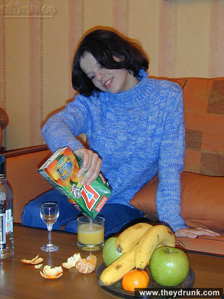 Tipsy young brown girl dressed in blue strips down on the couch to show off her nice body and tight wet pussy - XXXonXXX - Pic 4