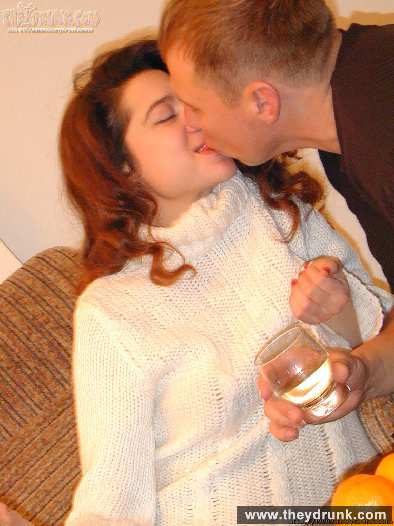 Young sexy redhead wife stripping and posing in front of her husband - XXXonXXX - Pic 4