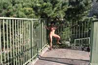 Proud to be nude as red hair chick attracts appreciative glances from public - XXXonXXX - Pic 8