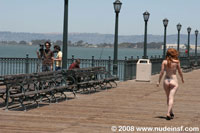 Sexy red hair chick with tattoo walking nude and proud - XXXonXXX - Pic 9