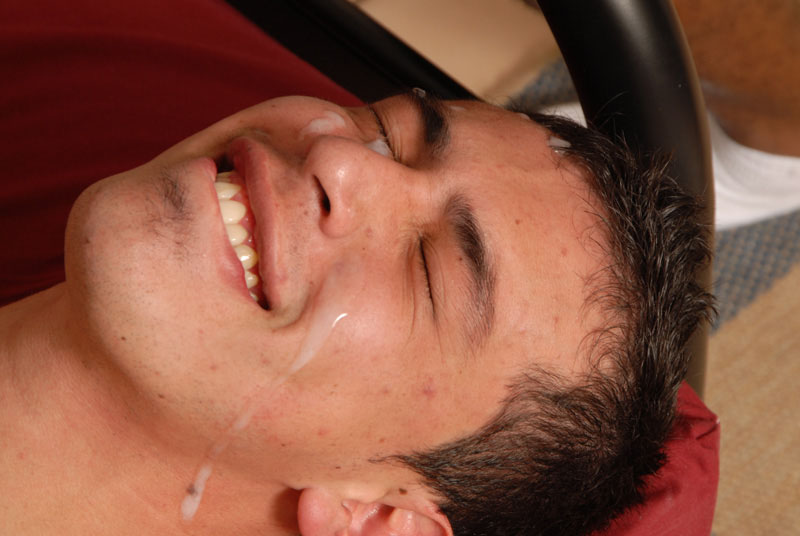 Horny latino guy is smiling with a creamy f - XXX Dessert - Picture 14