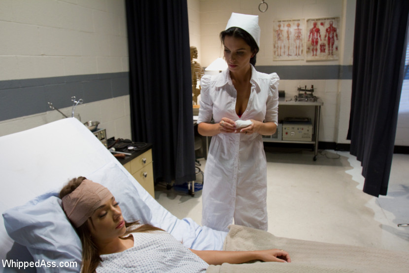Nurse gets naughty and spanks, ties and fuc - XXX Dessert - Picture 1