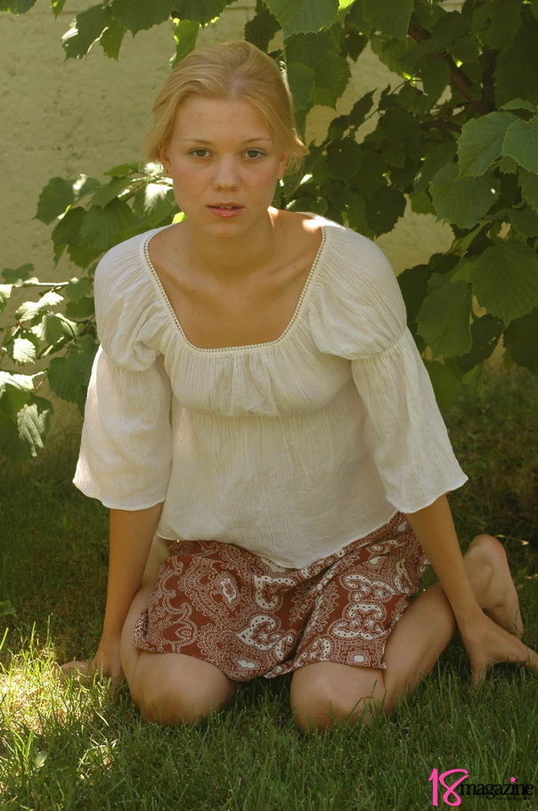 Beautiful horny bitch in her white seethru blouse and brown printed skirt exposing her voluptous teats - XXXonXXX - Pic 1