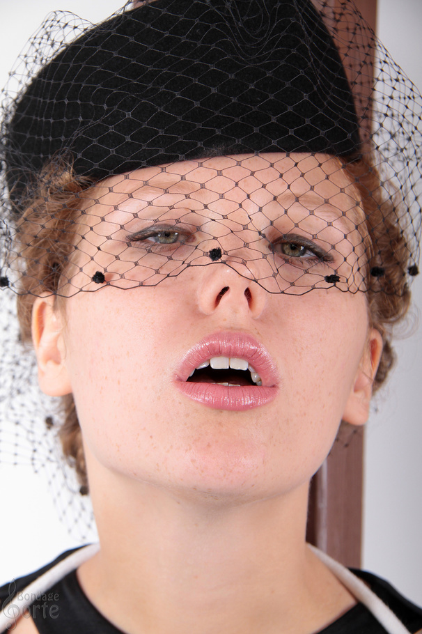 Young widow in mourning is bound to a post, - XXX Dessert - Picture 6