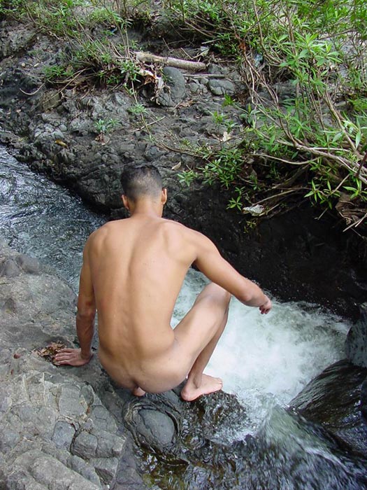 Lusty spicy young latino just loves to touch himself and watch his noodle grow into long john then spew cum all over himself - XXXonXXX - Pic 13