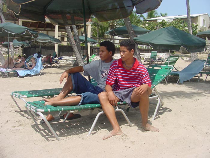 Two horny latino twinks get at each other outdoors with lots of luscious sucking and lusty ass banging - XXXonXXX - Pic 2