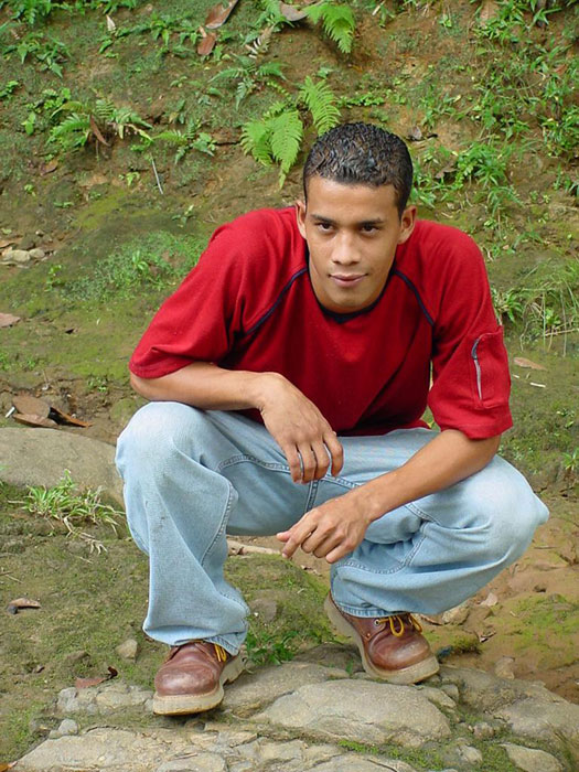 Dark and hot young latino whacks off his huge uncut love stick  and blasts a load of dick juice - XXXonXXX - Pic 1