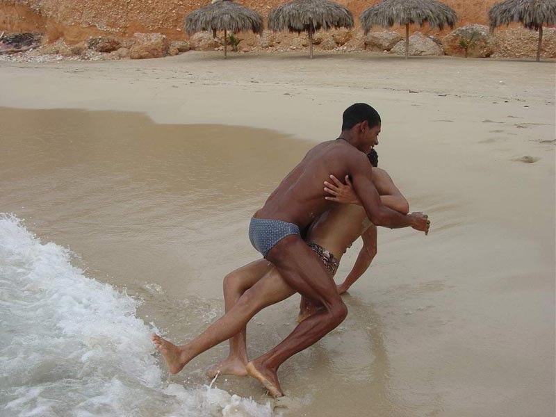 A group of hot and spicy latino twinks form a four-way ass banging, cock sucking fuckfest and along the shores of a beach - XXXonXXX - Pic 7