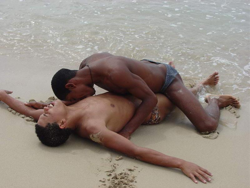 A group of hot and spicy latino twinks form a four-way ass banging, cock sucking fuckfest and along the shores of a beach - XXXonXXX - Pic 13