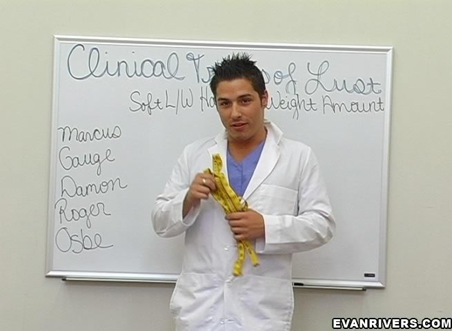 Doctor Evans examines and measures the size - XXX Dessert - Picture 1