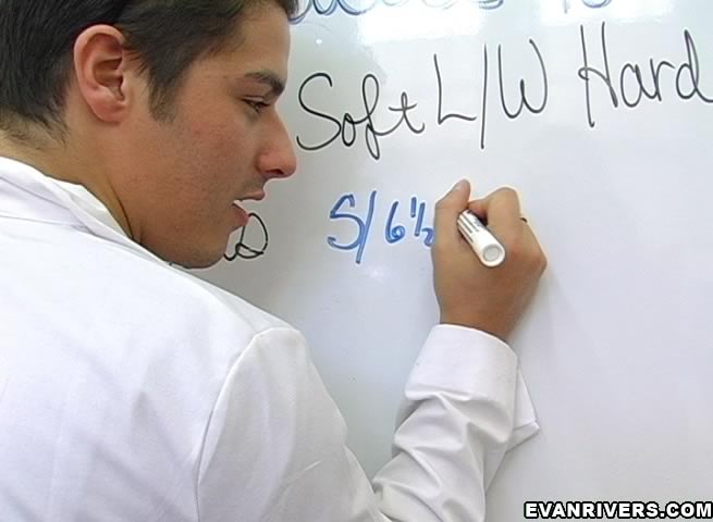 Doctor Evans examines and measures the size - XXX Dessert - Picture 3