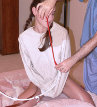 Teen chick getting flogged while drilled by fucking machine - XXXonXXX - Pic 1