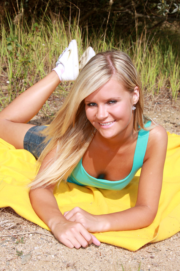 Summer tanning turns into frantic dildo fuc - XXX Dessert - Picture 2