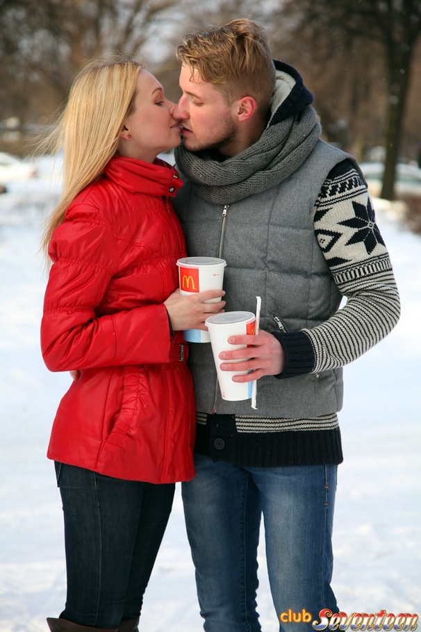 Naughty teen girl heats up on a nice cock - XXX Dessert - Picture 1