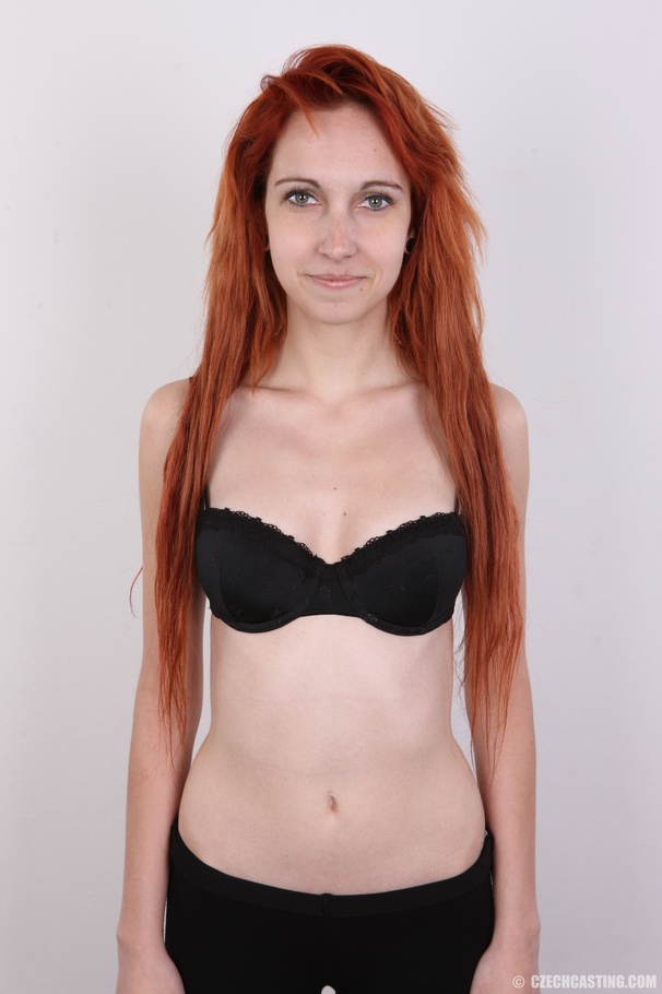 Hot young redhead strips naked and exposes  - XXX Dessert - Picture 6