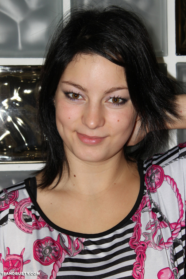 Cute babe with black hair looks even more s - XXX Dessert - Picture 2