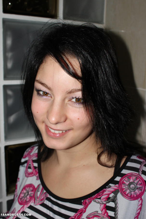 Cute babe with black hair looks even more s - XXX Dessert - Picture 5