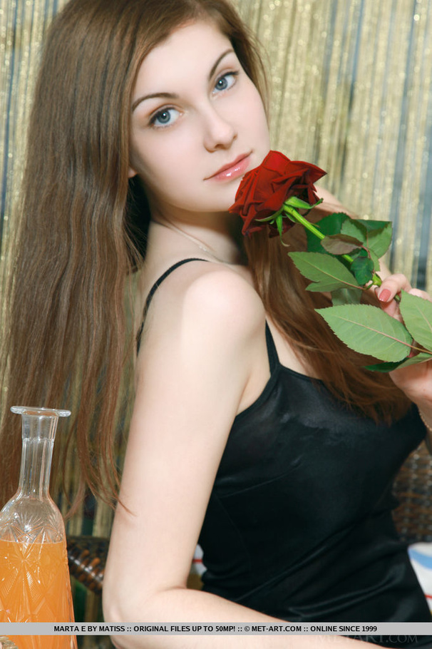 Dreamy young chick seductively poses for ho - XXX Dessert - Picture 2