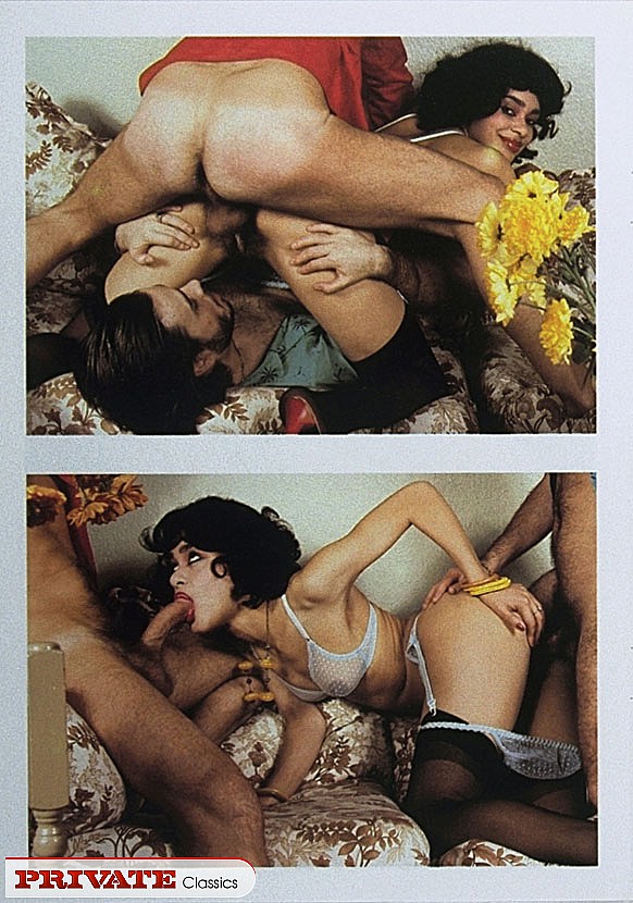 Retro chicks fucking hard in dirty threesom - XXX Dessert - Picture 8