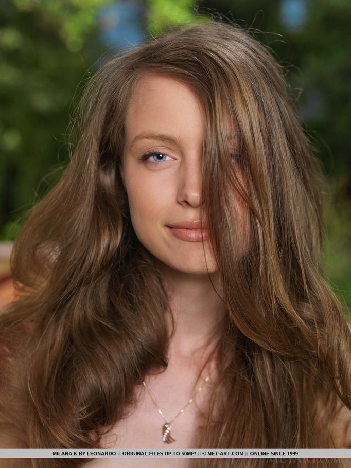 Long-haired college beauty gives a striptea - XXX Dessert - Picture 18