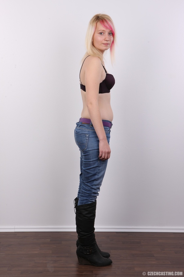 Blonde teen with cute hair tint strips to m - XXX Dessert - Picture 6